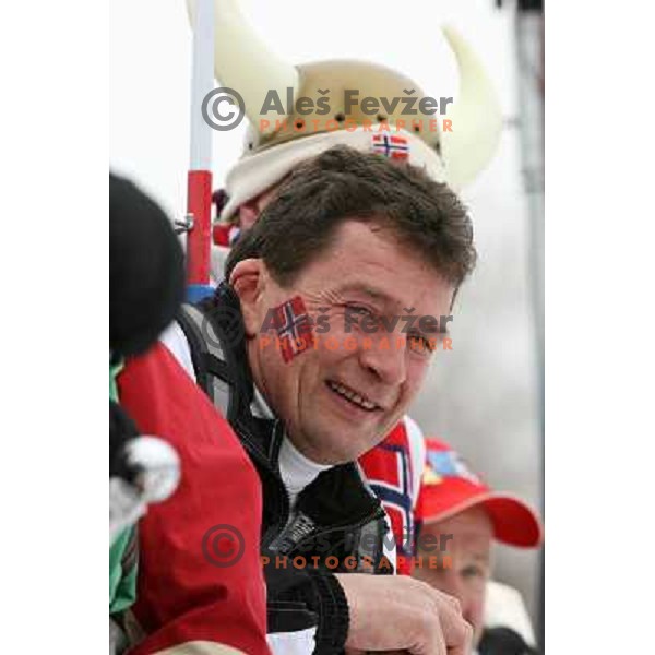 Norge fan at Cross-country Ladies 10 km free at FIS Nordic Ski WC Sapporo, Hokaido, Japan
