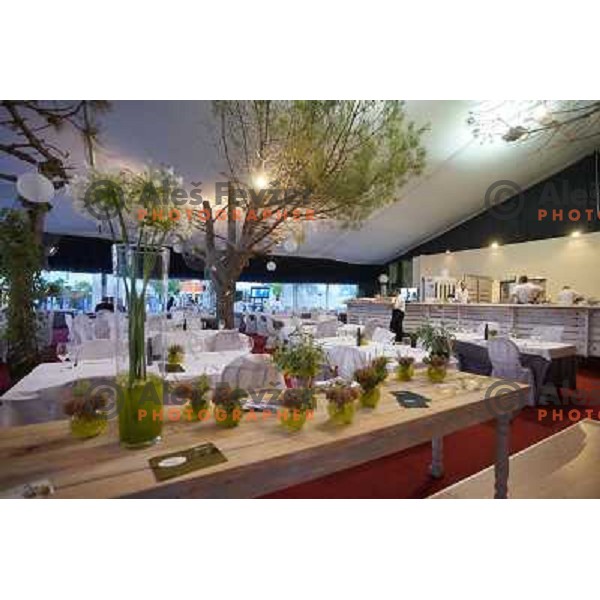 Taste Istria event during ATP Vegeta Croatia Open tennis tournament in Umag, Croatia on July 25,2013 