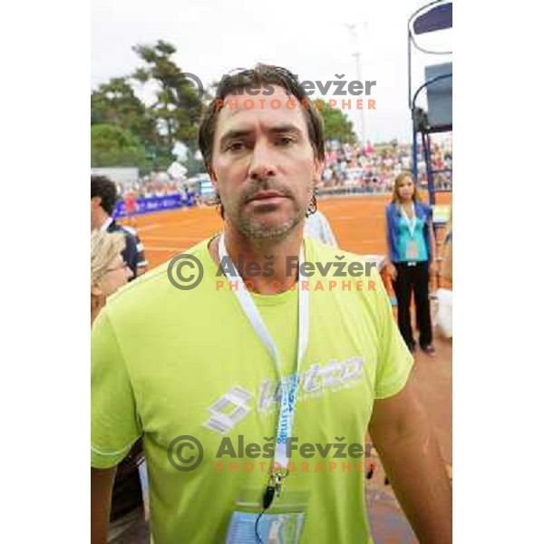 Blaz Trupej of Slovenia at ATP Vegeta Croatia Open tennis tournament in Umag, Croatia on July 24,2013 