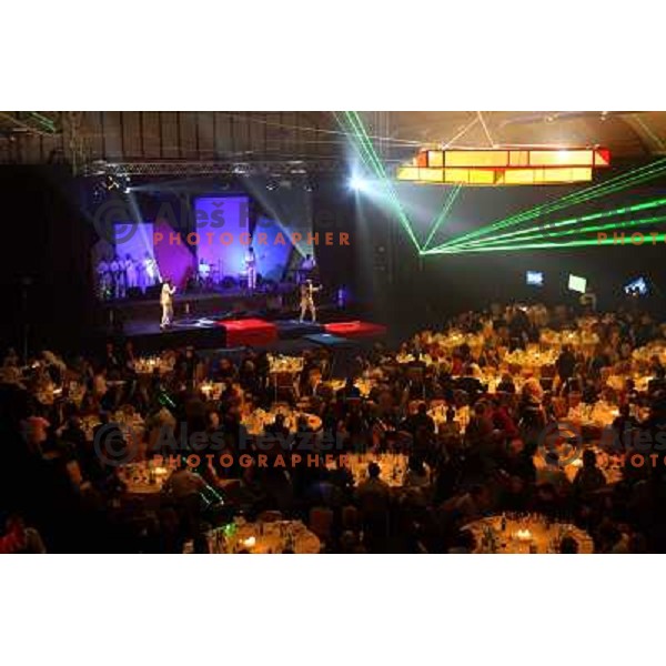 Soulfingers at concert during White dinner in Vitranc hall before second HIT Ski Legends Race in Kranjska gora, Slovenia