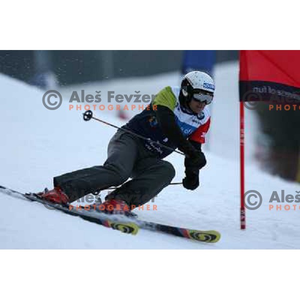Guenther Mader at first run of second HIT Ski Legends Race in Kranjska gora, Slovenia hosted by Jure Kosir