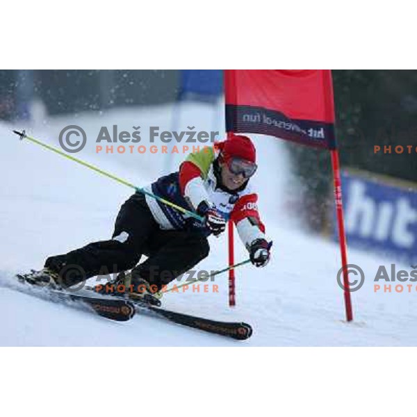 Mateja Svet at first run of second HIT Ski Legends Race in Kranjska gora, Slovenia hosted by Jure Kosir