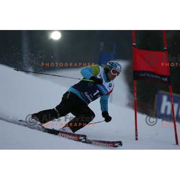 Thomas Sykora at first run of second HIT Ski Legends Race in Kranjska gora, Slovenia hosted by Jure Kosir