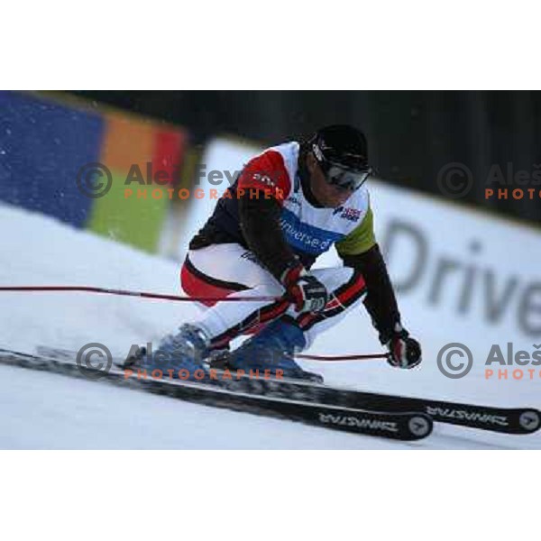 Jean Pierre Vidal at first run of second HIT Ski Legends Race in Kranjska gora, Slovenia hosted by Jure Kosir