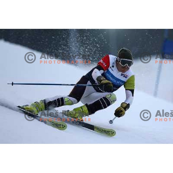 Matjaz Vrhovnik at first run of second HIT Ski Legends Race in Kranjska gora, Slovenia hosted by Jure Kosir