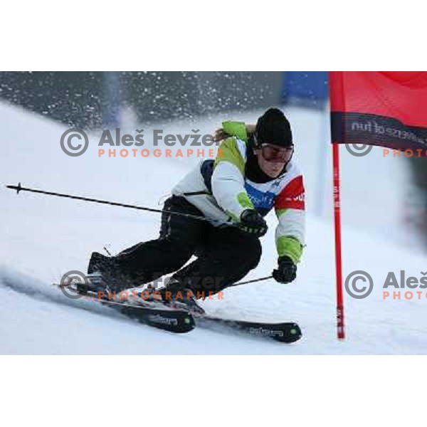 Urska Hrovat at first run of second HIT Ski Legends Race in Kranjska gora, Slovenia hosted by Jure Kosir