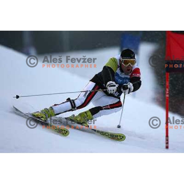 Sebastien Amiez at first run of second HIT Ski Legends Race in Kranjska gora, Slovenia hosted by Jure Kosir