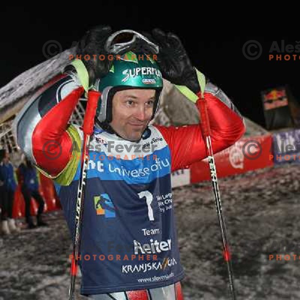 Mario Reiter after second run of HIT Ski Legends Challenge Race in Kranjska gora, Slovenia hosted by Jure Kosir