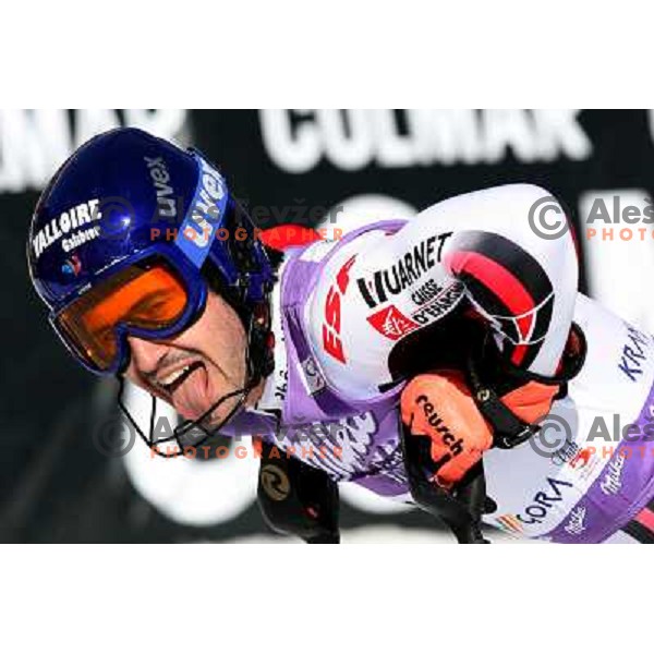 Jean Baptiste Grange in second run of FIS Vitranc world cup slalom race in Kranjska Gora, Slovenia