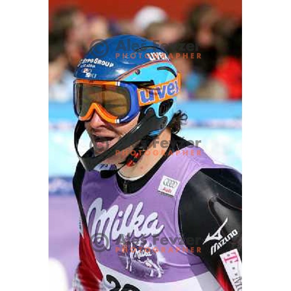 Ivica Kostelic after finnished second run of FIS Vitranc world cup slalom race in Kranjska Gora, Slovenia