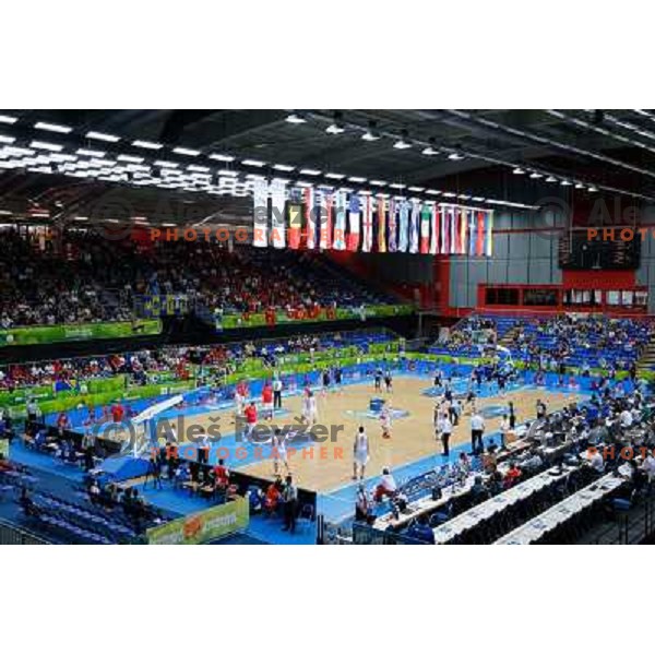 Arena Podmezakla during basketball match Montenegro and Bosnia and Hercegovina in Preliminary round group B at EuroBasket 2013, played in Arena Podmezakla on September 6th, Jesenice, Slovenia 