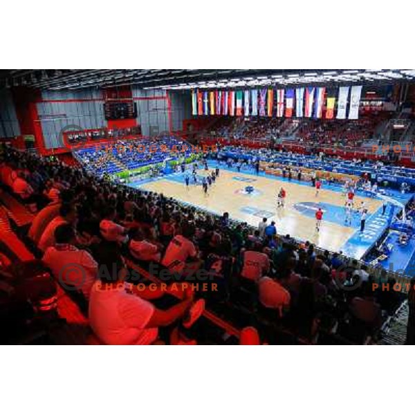 Arena Podmezakla during basketball match Montenegro and Bosnia and Hercegovina in Preliminary round group B at EuroBasket 2013, played in Arena Podmezakla on September 6th, Jesenice, Slovenia 