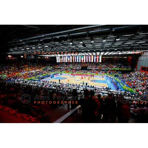 Arena Podmezakla during basketball match Serbia and Macedonia in Preliminary round group B at EuroBasket 2013, played in Arena Podmezakla on September 6th, Jesenice, Slovenia 