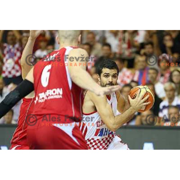 Krunoslav Simon of Croatia at basketball match Croatia-Poland in Preliminary round group C of Eurobasket 2013, played in Arena Zlatorog , Celje, Slovenia on September 7, 2013 
