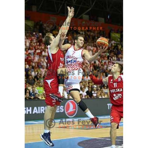 Bojan Bogdanovic of Croatia at basketball match Croatia-Poland in Preliminary round group C of Eurobasket 2013, played in Arena Zlatorog , Celje, Slovenia on September 7, 2013 