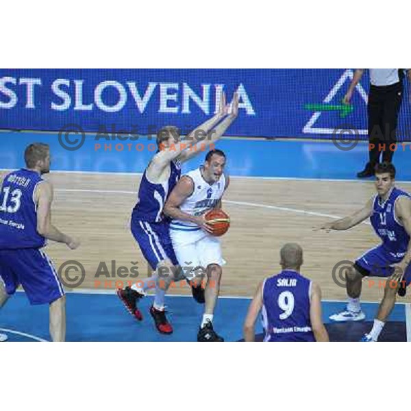 of Italy at basketball match Italy-Finland in Preliminary round group D of Eurobasket 2013, played in Arena Bonifika,Koper Slovenia on September 7, 2013 