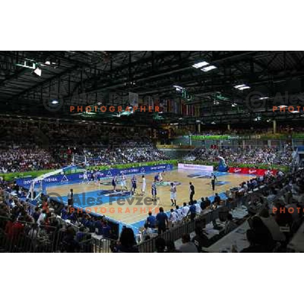of Italy at basketball match Italy-Finland in Preliminary round group D of Eurobasket 2013, played in Arena Bonifika,Koper Slovenia on September 7, 2013 