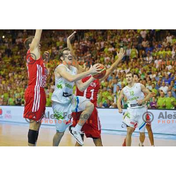 Goran Dragic of Slovenia at basketball match Slovenia vs Croatia in preliminary round group C of Eurobasket 2013, played in Arena Zlatorog in Celje, Slovenia on September 8, 2013 