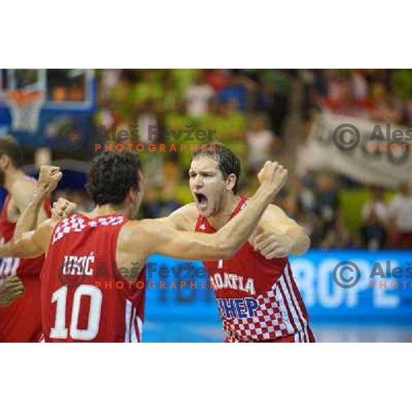 Bojan Bogdanovic of Croatia at basketball match Slovenia vs Croatia in preliminary round group C of Eurobasket 2013, played in Arena Zlatorog in Celje, Slovenia on September 8, 2013 