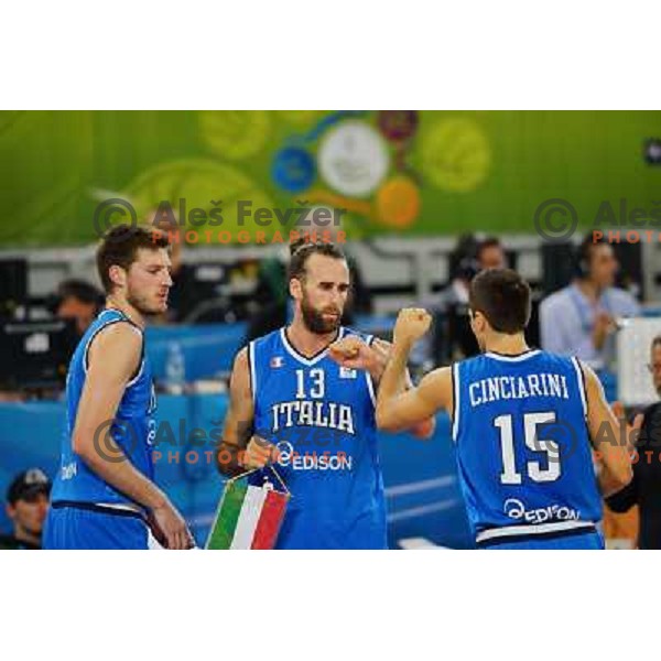 Luigi Datome of Italy during basketball match Slovenia-Italy in main round group F of Eurobasket 2013, played in Arena Stozice in Ljubljana, Slovenia on September 12, 2013 