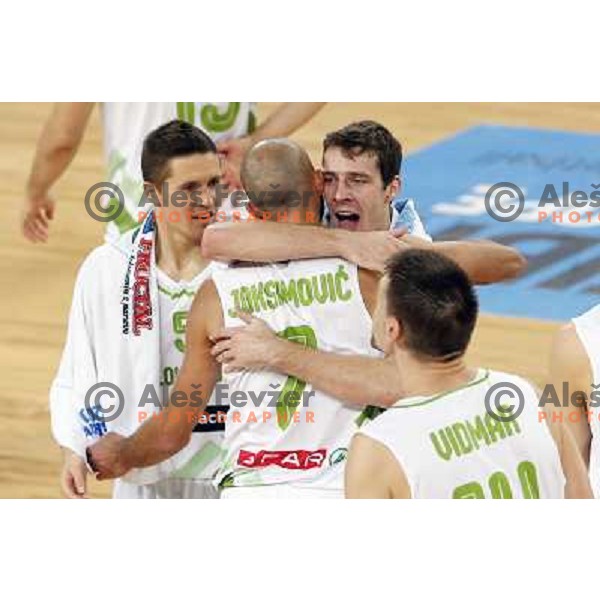 Goran Dragic of Slovenia in action during basketball match Slovenia-Italy in second round group F of Eurobasket 2013, played in Arena Stozice in Ljubljana, Slovenia on September 12, 2013 