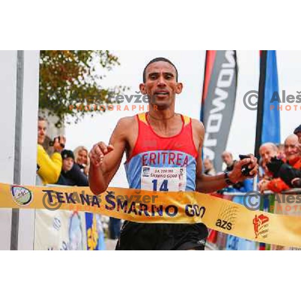 Yossief Teklay, man\'s winner of 34. Smarna gora mountain race, WMRA Grand Prix- Final on October 5, 2013 in Ljubljana, Slovenija 