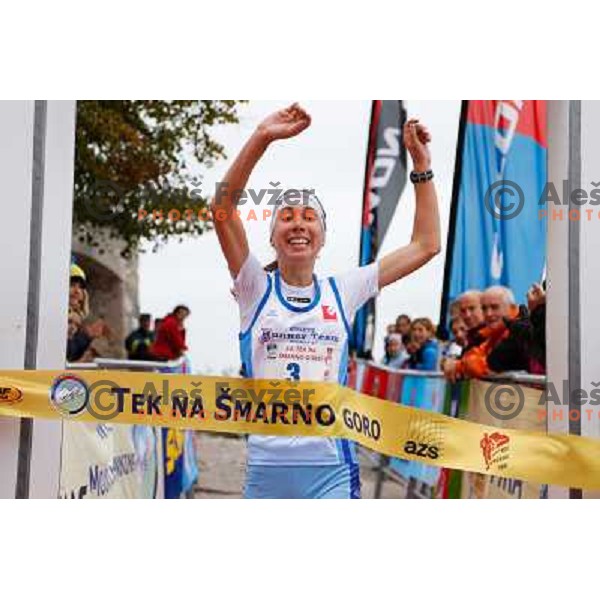 Alice Gaggi,winner of 34. Smarna gora mountain race, WMRA Grand Prix- Final on October 5, 2013 in Ljubljana, Slovenija 