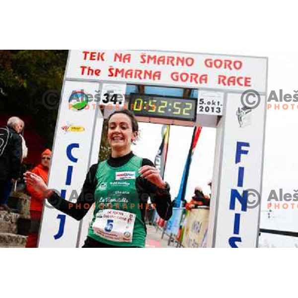 Samantha Galassi running during 34. Smarna gora mountain race, WMRA Grand Prix- Final on October 5, 2013 in Ljubljana, Slovenija 