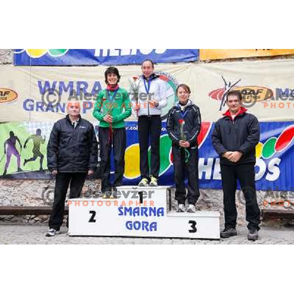 Antonela Confortola, Alice Gaggi , Mateja Kosovelj during 34. Smarna gora mountain race, WMRA Grand Prix- Final on October 5, 2013 in Ljubljana, Slovenija 