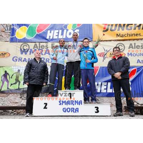 Azerya Teklay, Yossief Teklay and Alex Baldaccini during 34. Smarna gora mountain race, WMRA Grand Prix- Final on October 5, 2013 in Ljubljana, Slovenija 