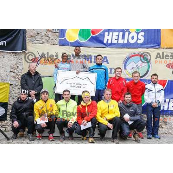 Group photo during 34. Smarna gora mountain race, WMRA Grand Prix- Final on October 5, 2013 in Ljubljana, Slovenija 