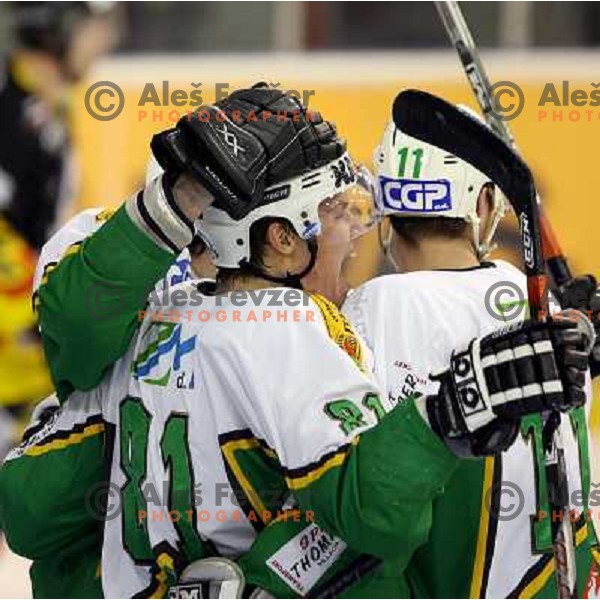 Kralj Jure (81) celebrates goal