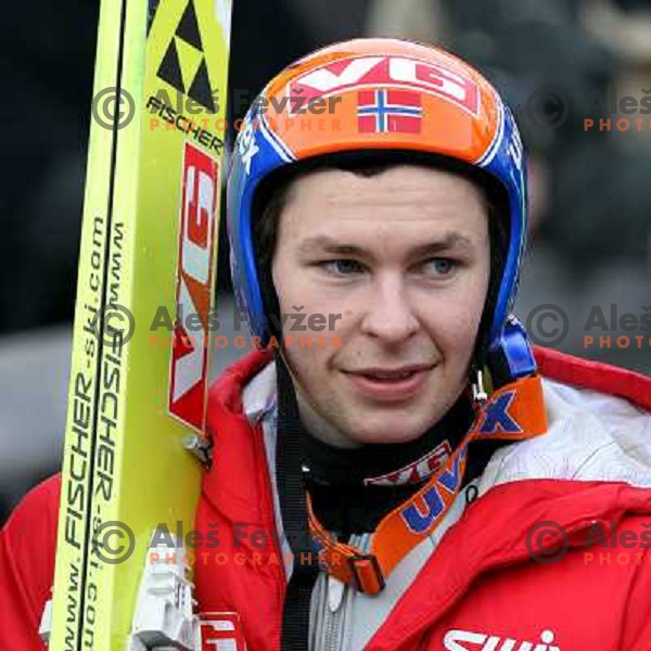 Anders Jacobsen after final round of e-on ruhrgas FIS World cup in Ski jumping in Planica 23.2.2007, Slovenia