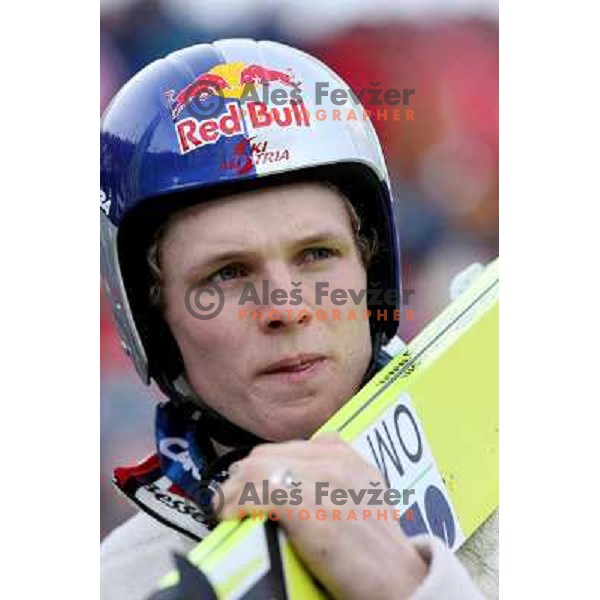 Thomas Morgenstern after final round of e-on ruhrgas FIS World cup in Ski jumping in Planica 23.2.2007, Slovenia