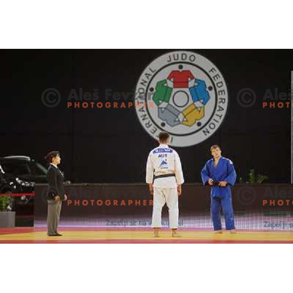 action during Judo World Championships Juniors in Arena Stozice, Ljubljana, Slovenia on October 24, 2013 