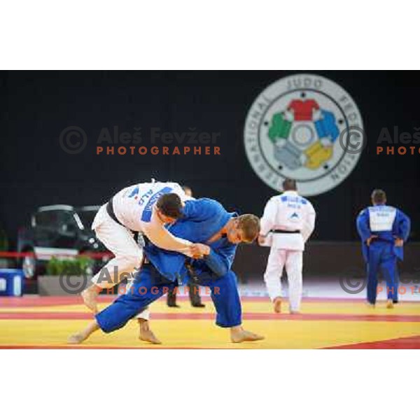 action during Judo World Championships Juniors in Arena Stozice, Ljubljana, Slovenia on October 24, 2013 