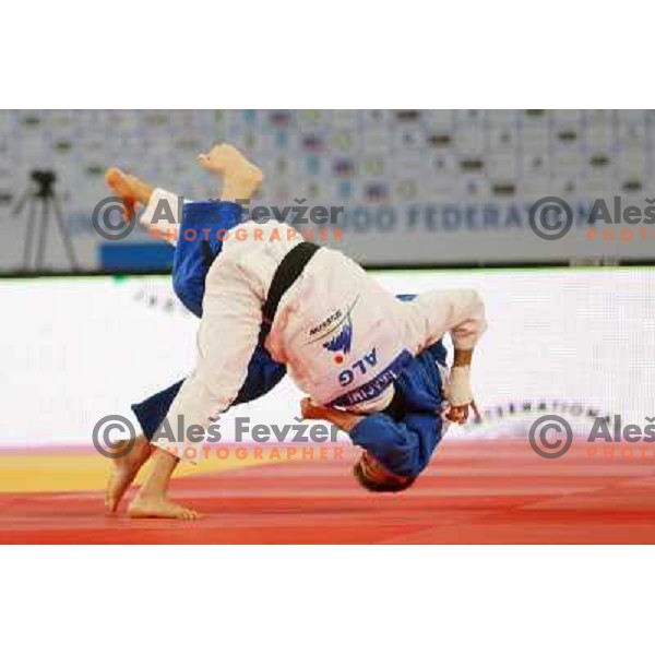 action during Judo World Championships Juniors in Arena Stozice, Ljubljana, Slovenia on October 24, 2013 