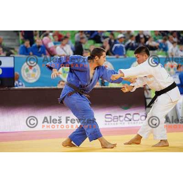 Igor Potparic of Slovenia in action during Judo World Championships Juniors in Arena Stozice, Ljubljana, Slovenia on October 24, 2013 