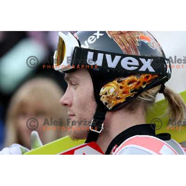 Bjoern Einar Romoeren in final round of e-on ruhrgas FIS World cup in Ski jumping in Planica 23.2.2007, Slovenia