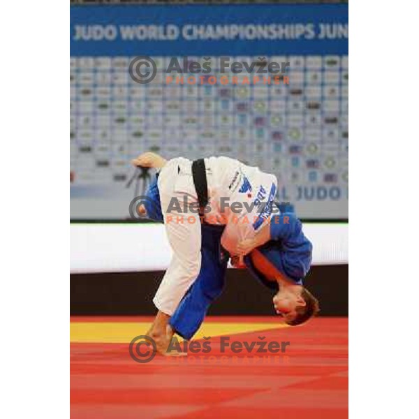 action during Judo World Championships Juniors in Arena Stozice, Ljubljana, Slovenia on October 24, 2013 