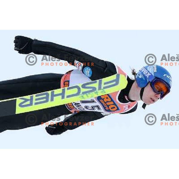 Harri Olli during first jump of e-on ruhrgas FIS World cup in Ski jumping in Planica 23.2.2007, Slovenia