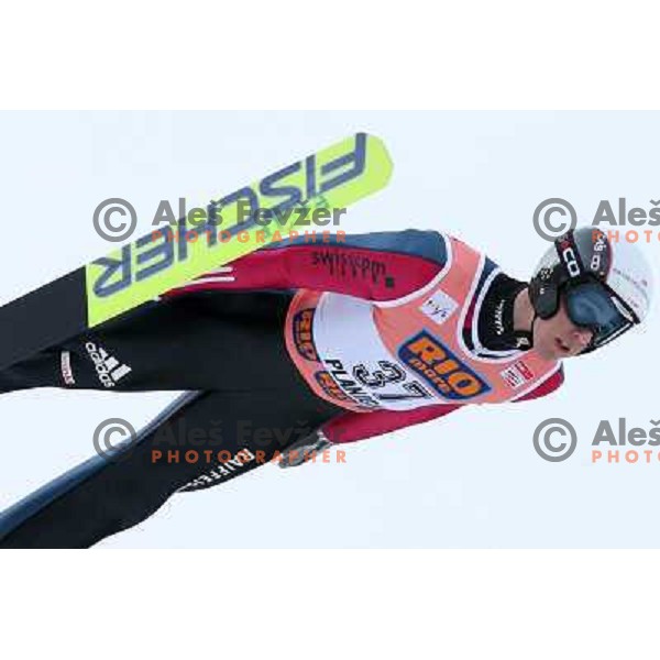 Andreas Kuettelduring first jump of e-on ruhrgas FIS World cup in Ski jumping in Planica 23.2.2007, Slovenia