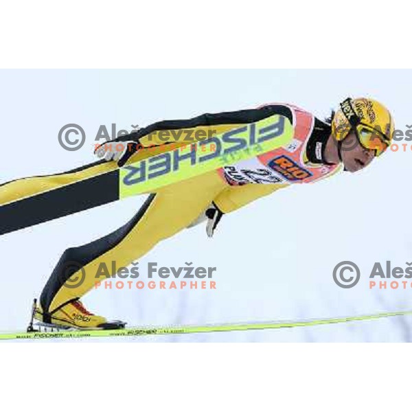 Noriaki Kasai during first jump of e-on ruhrgas FIS World cup in Ski jumping in Planica 23.2.2007, Slovenia