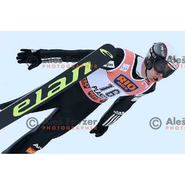 Jernej Damjan during first jump of e-on ruhrgas FIS World cup in Ski jumping in Planica 23.2.2007, Slovenia