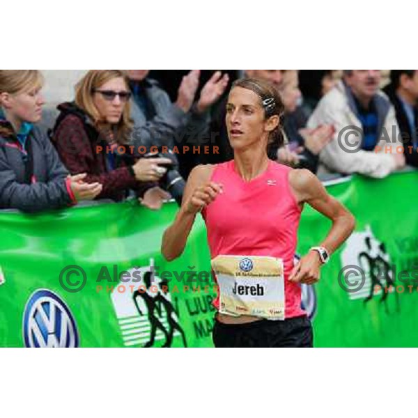 Zana Jereb during 18th Ljubljana Marathon 2013 in Ljubljana, Slovenia on October 27th, 2013 