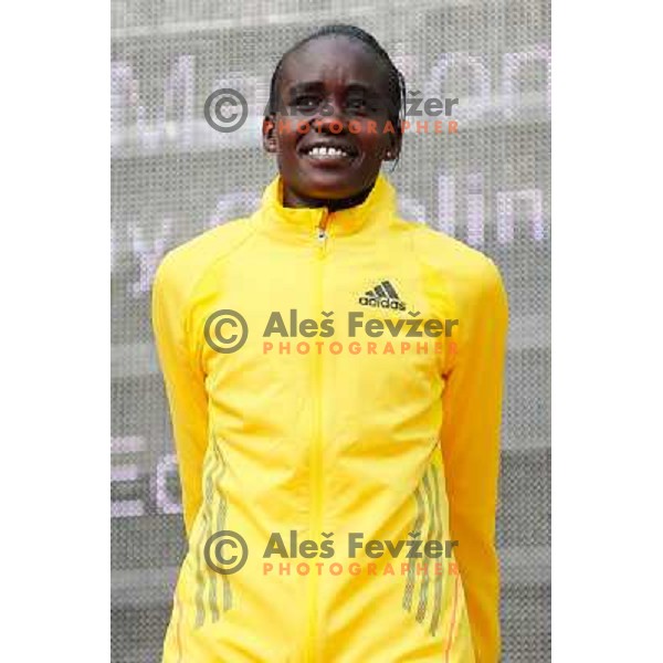Caroline Chepkwony during 18th Ljubljana Marathon 2013 in Ljubljana, Slovenia on October 27th, 2013 