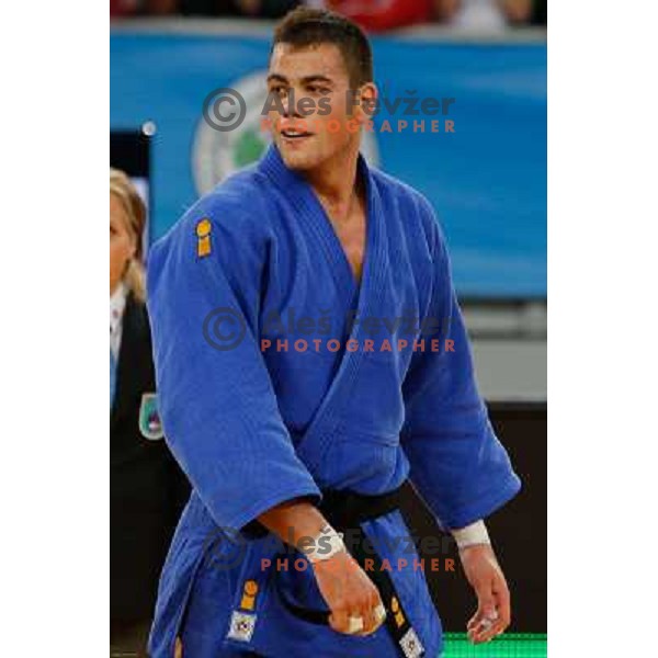 Vito Dragic of Slovenia in action during Judo World Championships Juniors in Arena Stozice, Ljubljana, Slovenia on October 27, 2013 