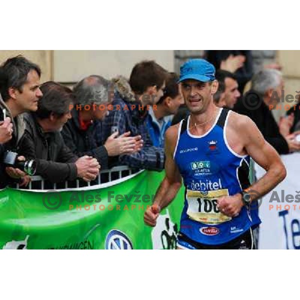 Matevz Schaubach of Slovenia during 18th Ljubljana Marathon 2013 in Ljubljana, Slovenia on October 27th, 2013 