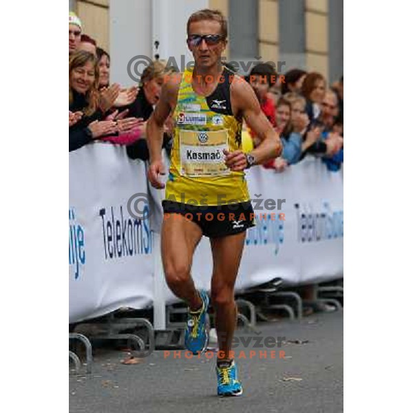 Anton Kosmac of Slovenia during 18th Ljubljana Marathon 2013 in Ljubljana, Slovenia on October 27th, 2013 