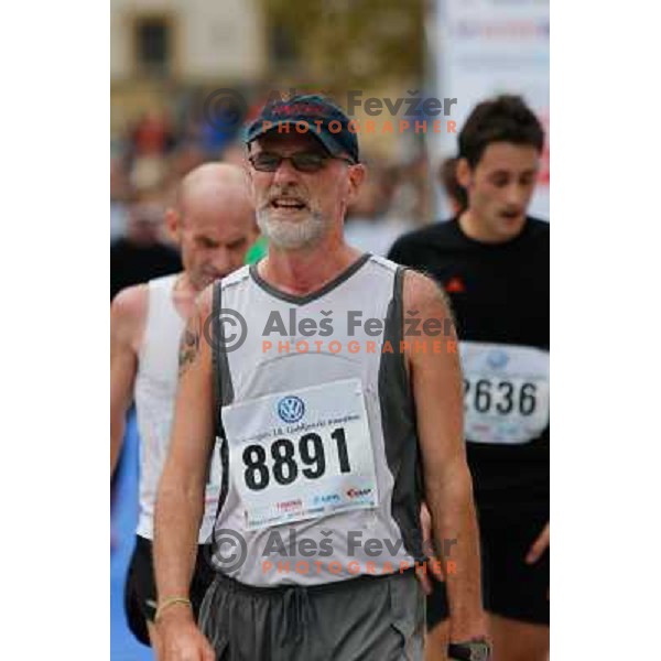 Runners during 18th Ljubljana Marathon 2013 in Ljubljana, Slovenia on October 27th, 2013 